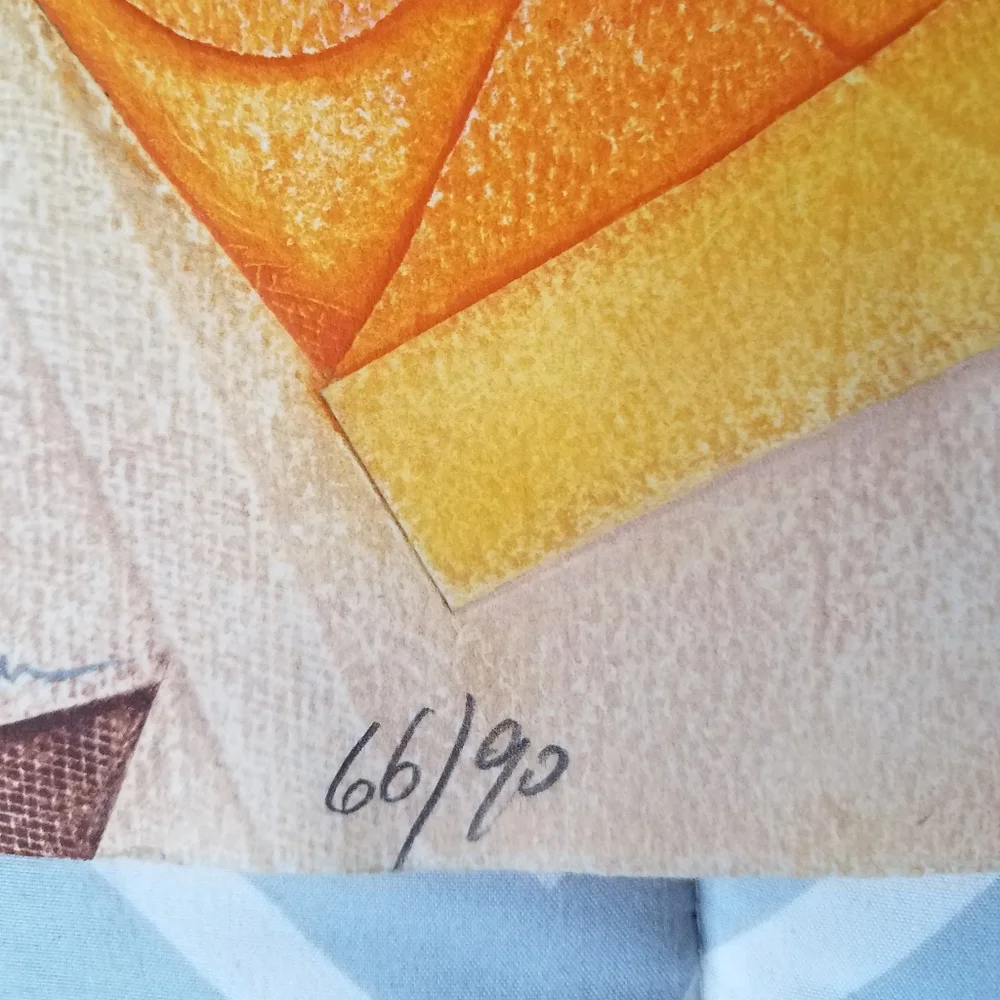 Signed, Titled & Numbered Modern Abstract Artwork By Gerard Fitremann
